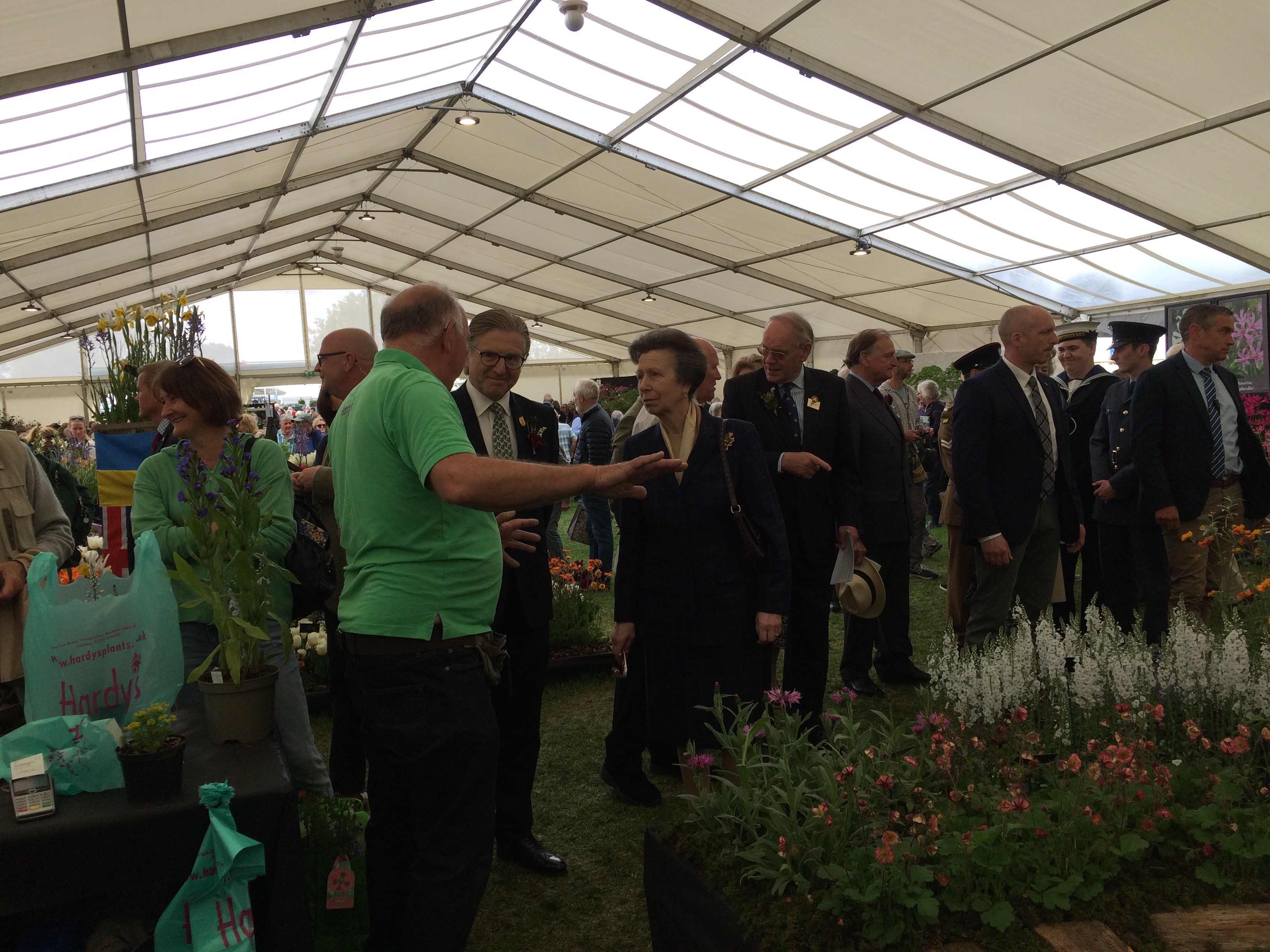 Rob with HRH Princess Anne RHS Malvern Spring 2022