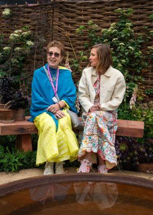 Katy Terry with Rosy Hardy copyright Julie Skelton