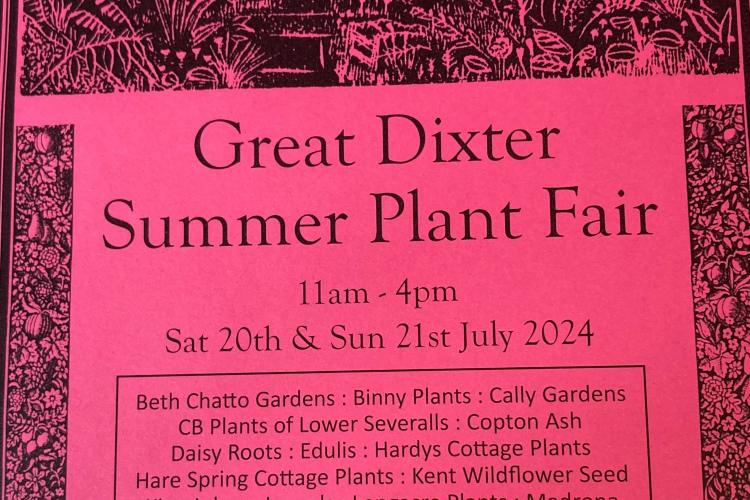 Great Dixter Summer Plant Fair 21 & 22 July 2024